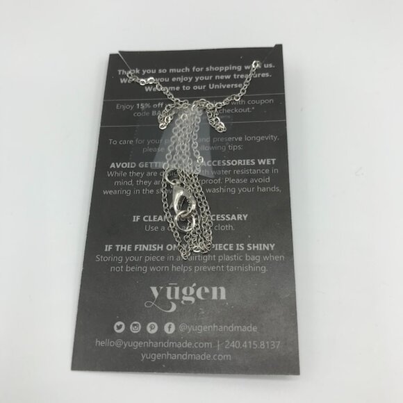 Yugen Handmade Celestial Hubble Moon Phase Necklace Dangle Earrings Hair Clip - Picture 4 of 5